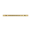 Horizontal Engraved Heavy Brass Signs 1" x 20"