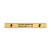 Horizontal Engraved Heavy Brass Signs 2" x 18"