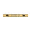 Horizontal Engraved Heavy Brass Signs 2" x 22"