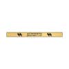 Horizontal Engraved Heavy Brass Signs 2" x 24"
