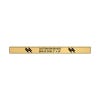 Horizontal Engraved Heavy Brass Signs 2" x 24"