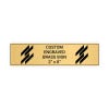 Custom Engraved Brass Plate 2" x 8" Heavy-Duty