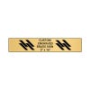 Horizontal Engraved Heavy Brass Signs 3" x 16"
