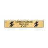Horizontal Engraved Heavy Brass Signs 4" x 22"