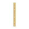 Vertical Engraved Heavy Brass Signs 12" x 1"