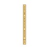 Vertical Engraved Heavy Brass Signs 14" x 1"