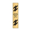 Vertical Engraved Heavy Brass Signs 14" x 3"