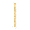 Vertical Engraved Heavy Brass Signs 16" x 1"