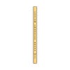 Vertical Engraved Heavy Brass Signs 16" x 1"
