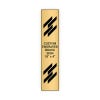 Vertical Engraved Heavy Brass Signs 18" x 4"