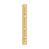 Vertical Engraved Heavy Brass Signs 20" x 2"