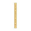 Vertical Engraved Heavy Brass Signs 22" x 2"