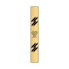 Vertical Engraved Heavy Brass Signs 22" x 3"
