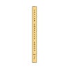 Vertical Engraved Heavy Brass Signs 24" x 2"