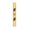Vertical Engraved Heavy Brass Signs 24" x 3"