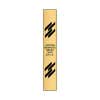 Vertical Engraved Heavy Brass Signs 24" x 4"