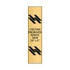 Vertical Engraved Heavy Brass Signs 24" x 6"