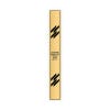 Vertical Engraved Heavy Brass Signs 8" x 1"