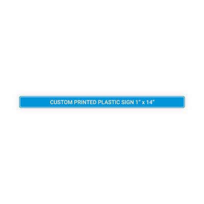 Engraved Sign Horizontal 1 in x 14 in