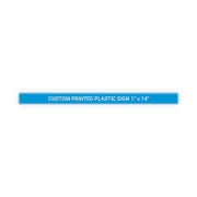 Plastic Engraved 1" x 14" Horizontal Sign