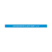 Plastic Engraved 1" x 14" Horizontal Sign