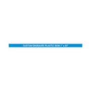 Plastic Engraved 1" x 20" Horizontal Sign