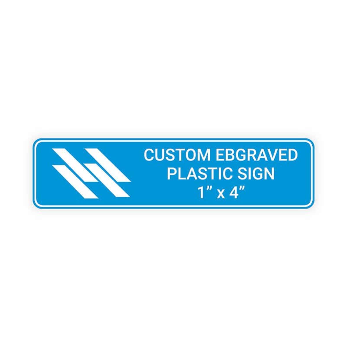 Engraved Sign Horizontal 1" x 4"