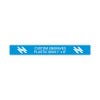Engraved Plastic Sign Horizontal 1" x 8"