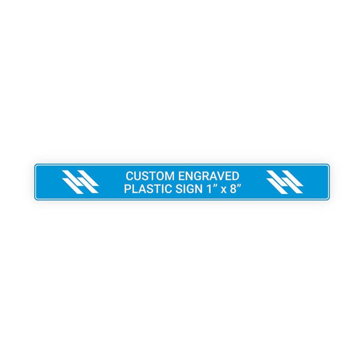 Engraved Plastic Sign Horizontal 1" x 8"