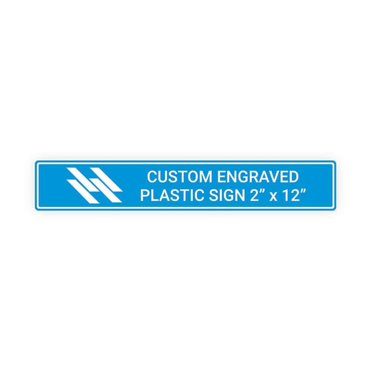 Engraved Sign Horizontal 2" x 12"