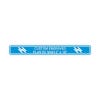 Engraved Plastic Sign Horizontal 2" x 18"