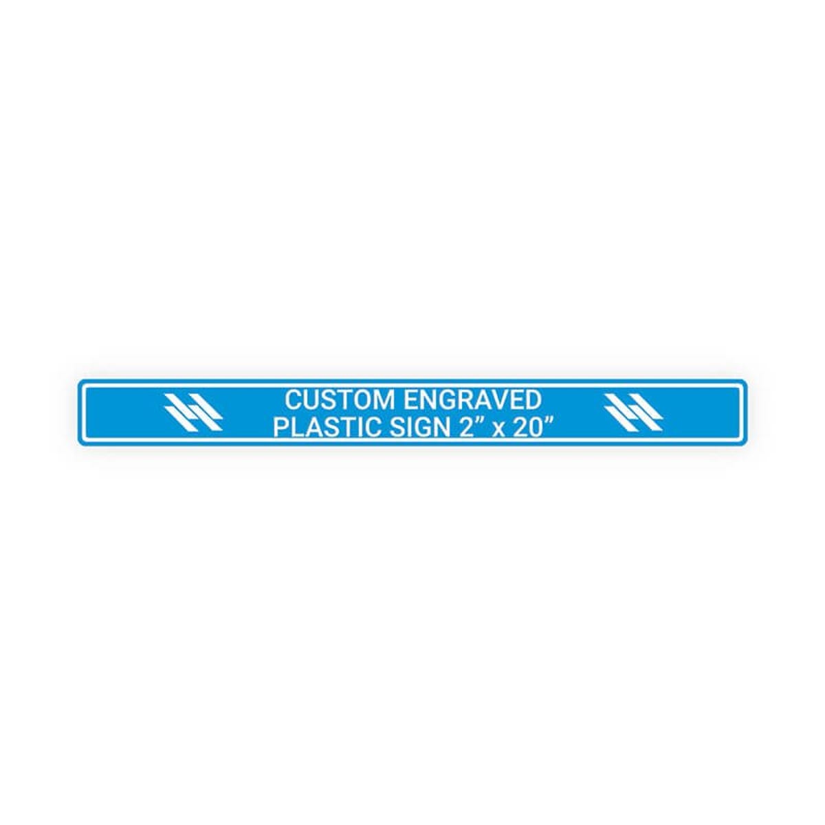 Engraved Sign Horizontal 2" x 20"