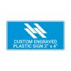 Engraved Sign Horizontal 2 by 4