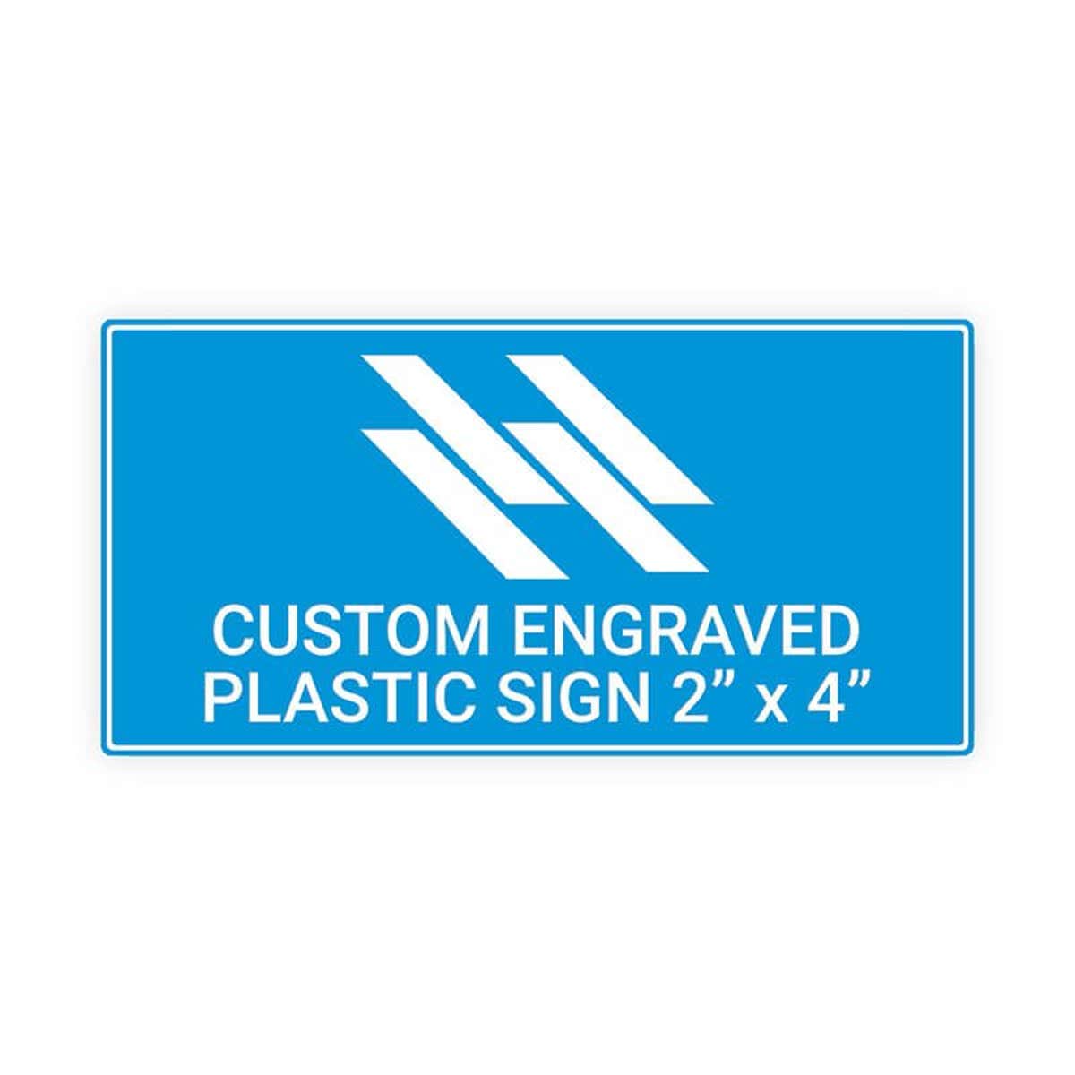 Engraved Sign Horizontal 2 by 4