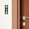 Engraved Sign Vertical 3" x 1" with a room number