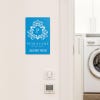Engraved Plastic Sign 6" x 4" for a laundry room