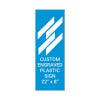 Engraved Plastic Sign Vertical 22" x 8"