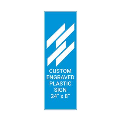 Engraved Sign Vertical 