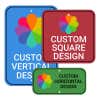 Custom Aluminum Signs in Multiple Sizes and Different Background Colors