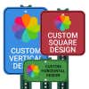 Various Full Color Aluminum Signs Mounted on a Sign Post