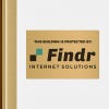 8x12 printed brass sign displayed by a doorway