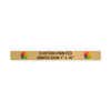 Horizontal Full Color Brass Signs 1" x 10"