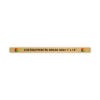 Horizontal Full Color Brass Signs 1" x 16"