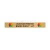 Horizontal Full Color Brass Signs 1" x 8"