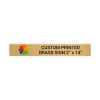 Horizontal Full Color Brass Signs 2" x 14"
