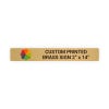 Horizontal Full Color Brass Signs 2" x 14"