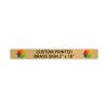 Horizontal Full Color Brass Signs 2" x 18"