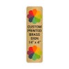Vertical Full Color Brass Signs 14" x 4"