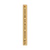 Vertical Full Color Brass Signs 20" x 2"