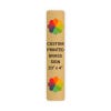 Vertical Full Color Brass Signs 20" x 4"